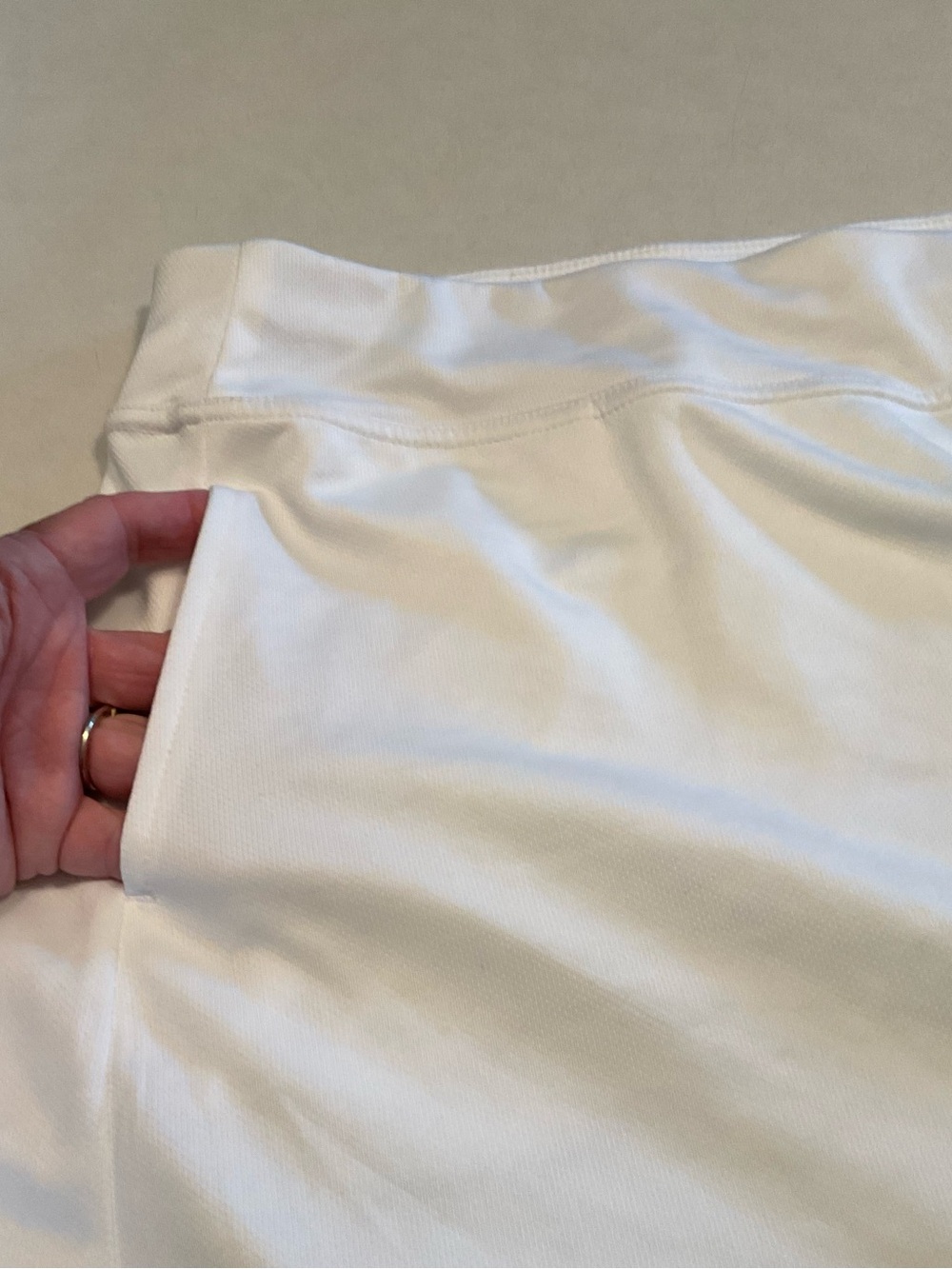 PGA Tour Womens White UPF 50 Stretch Waistband Golf Athletic Skort Size Large - Picture 7 of 7